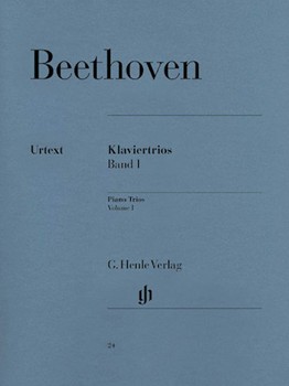 Piano Trios Volume 1 by Beethoven Ludwig van for Piano Trio (Book 1)
