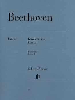 Piano Trios Volume 2 by Beethoven Ludwig van for Piano Trio (Book 2)