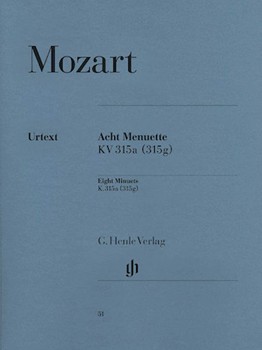 Minuets With Trios K315g by Mozart Wolfgang Amadeus for Piano