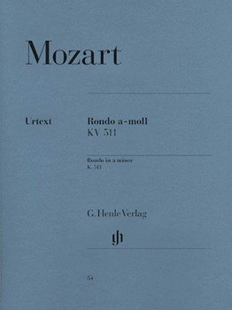 Rondo In A Minor K511 by Mozart Wolfgang Amadeus for Piano