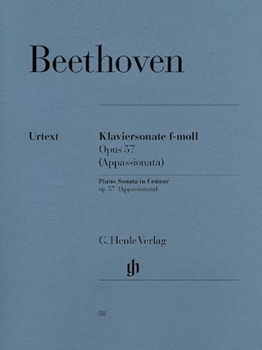 Sonata Opus 57 F Minor Appassionata by Beethoven Ludwig van for Piano