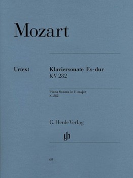 Sonata K282 E-flat Major by Mozart Wolfgang Amadeus for Piano