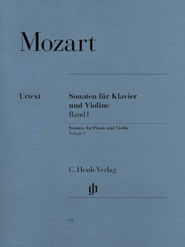 Violin Sonatas Volume 1 Revised Ed by Mozart Wolfgang Amadeus - Seiffert Wolf-diete - for Violin and Piano