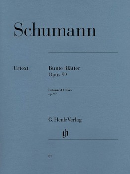 Colored Leaves Opus 99 by Schumann for Piano