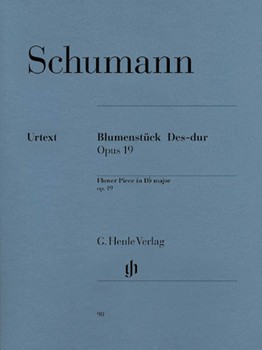 Blumenstucke Opus 19 D Flat Major by Schumann for Piano