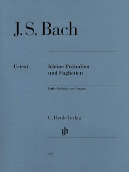 Little Preludes & Fugues by Bach Johann Sebastian for Piano (w Fingering)