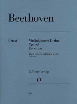 Cadenzas to Violin Concerto Op. 61 by Beethoven Ludwig van for