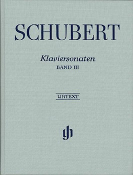 Sonatas Volume 3 by Schubert for Piano