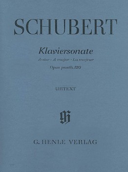 Sonata Opus 120 A Major by Schubert for Piano