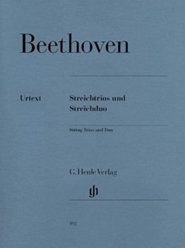String Trios & Duo by Beethoven Ludwig van - Platen E - for String Trio