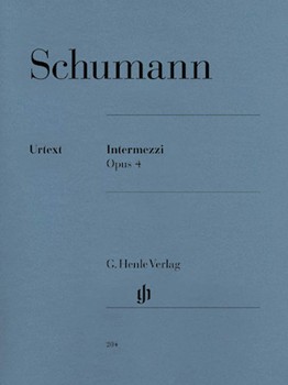 Intermezzi Opus 4 by Schumann for Piano