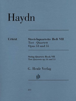 String Quartets Volume 7 Opus 5455 by Haydn Joseph for Str Quartet (Vol 7)