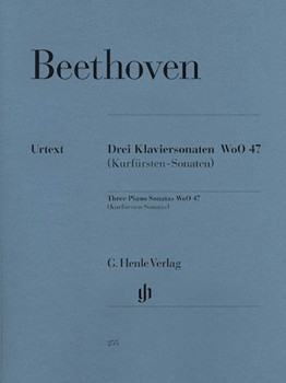 Sonatas 3 Woo47 by Beethoven Ludwig van - Bonn - for Piano