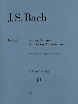 Suites Sonatas Capriccios Variations by Bach Johann Sebastian - Dadelson/The - for Piano