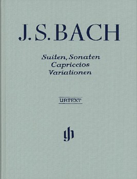 Suites Sonatas Capriccios Variations by Bach Johann Sebastian for Piano