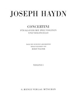Concertini for Piano (Harpsichord) with Two Violins and Violoncello by Haydn Joseph for