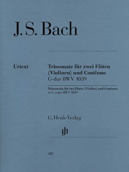 Trio Sonata In G Bwv 1039 by Bach Johann Sebastian - Eppstein H - for Violin Duet