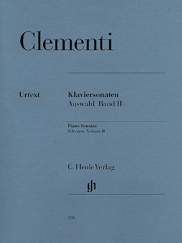 Selected Sonatas Volume 2 by Clementi Muzio for Piano