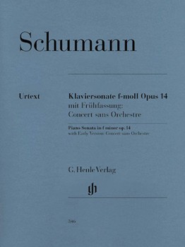 Sonata Opus 14 F Minor by Schumann - Theopold Hans-Martin - for Piano