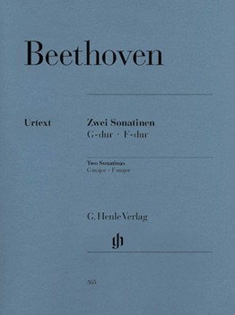Two Sonatinas - #1 G Major - #2 F Major by Beethoven Ludwig van for Piano
