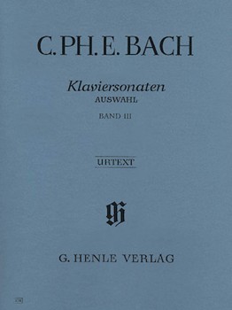 Sonatas Volume 3 by Bach Carl Philipp Emanuel - Berg/Borner - for Piano