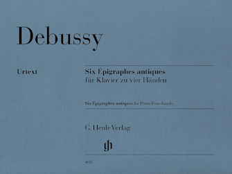 Six Epigraphes Antiques by Debussy Claude for 1 Piano 4 Hands