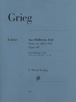 Holberg Suite Opus 40 by Grieg Edvard - Steen-Nickleberg - for Piano