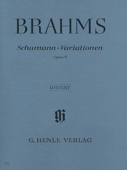 Variations On A Theme By Schumann Opus 9 by Brahms Johannes for Piano