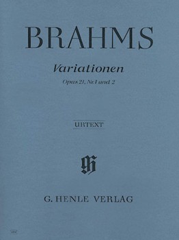 Variations Opus 21 #1 & 2 by Brahms Johannes for Piano