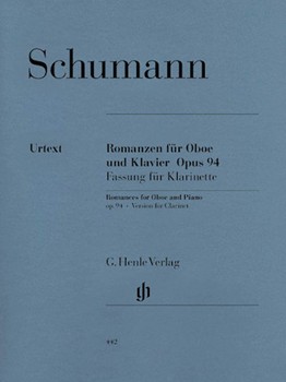 Romances Opus 94 (clarinet & Piano) by Schumann Robert - Meerwein G - for Clarinet Solo