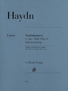 Concerto for Violin G Major Hob. VIIA:4