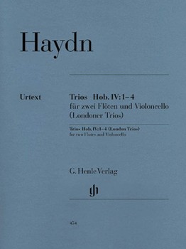 Trios Hob.iv - 1-4 (london Trios) by Haydn Joseph - Friesenhagen - for Instrument Trio (Urtext Friesenhagen)