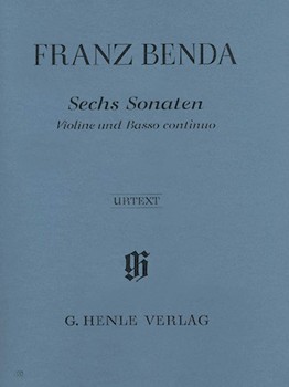 6 Sonatas by Benda Franz for Violin and Piano