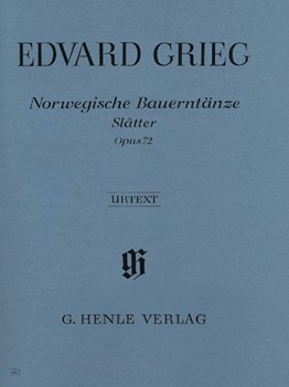 Norwegian Peasant Dances Opus 72 by Grieg Edvard for Piano