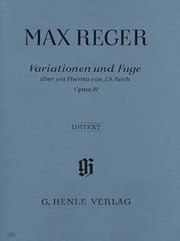 Variations & Fugue On A Theme By Bach Opus 81 by Reger Max for Piano