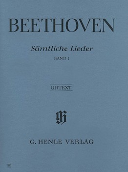 Complete Songs Volume 1 by Beethoven Ludwig van for Vocal Collection
