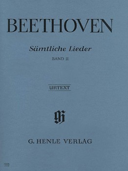 Complete Songs Volume 2 by Beethoven Ludwig van for Vocal Collection