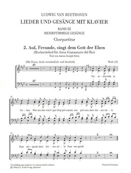 Complete Songs for Voice and Piano Volume III Vocal