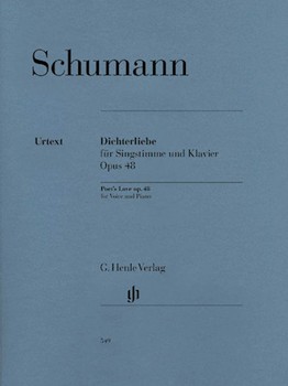 Dichterliebe Opus 48 by Schumann Robert - Urtext - for High Voice Collection
