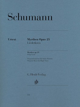 Myrthen Op. 25 by Schumann Robert for High Voice