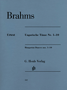Hungarian Dances Nos. 1-10 [piano] Brahms