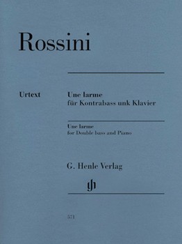 Une Larme by Rossini Gioachino for String Bass