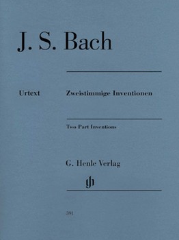 Two Part Inventions by Bach Johann Sebastian - Scheideler Ulrich - for Piano