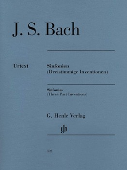 Sinfonias (Three Part Inventions) by Bach Johann Sebastian for Piano