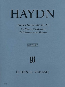 Divertimento In D by Haydn Joseph for Instrument Sextet (2fl2hn2vlnbasso C)