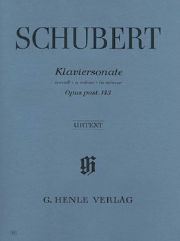 Sonata Opus Post 143 A Minor by Schubert for Piano
