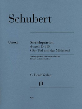 String Quartet In D D.810 by Schubert Franz - Death and The Maiden - for Str Quartet