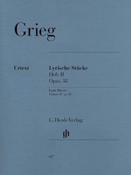 Lyric Pieces Book 2 Opus 38 by Grieg Edvard for Piano