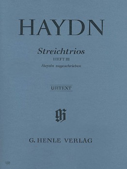 String Trios Volume 3 by Haydn Joseph for String Trio (Vol 3)