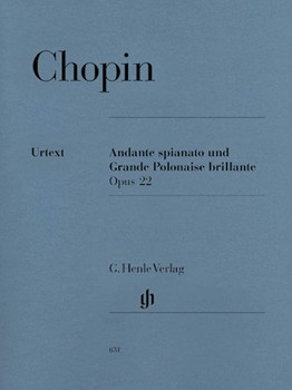 Andante Spianato and Grande Polonaise Brillante E Flat Major Op. 22 by Chopin Frederic for Piano